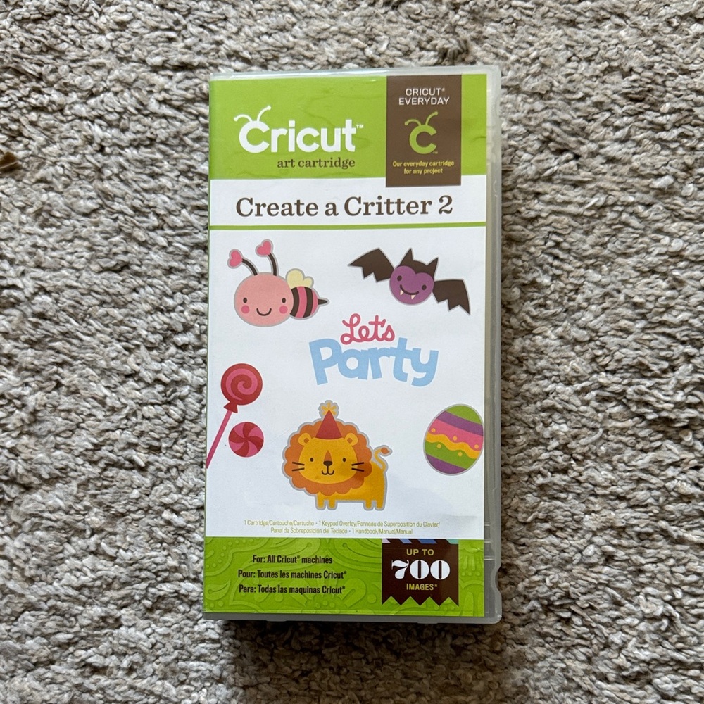Cricut Create a Critter 2 Art Cartridge - Multicolor